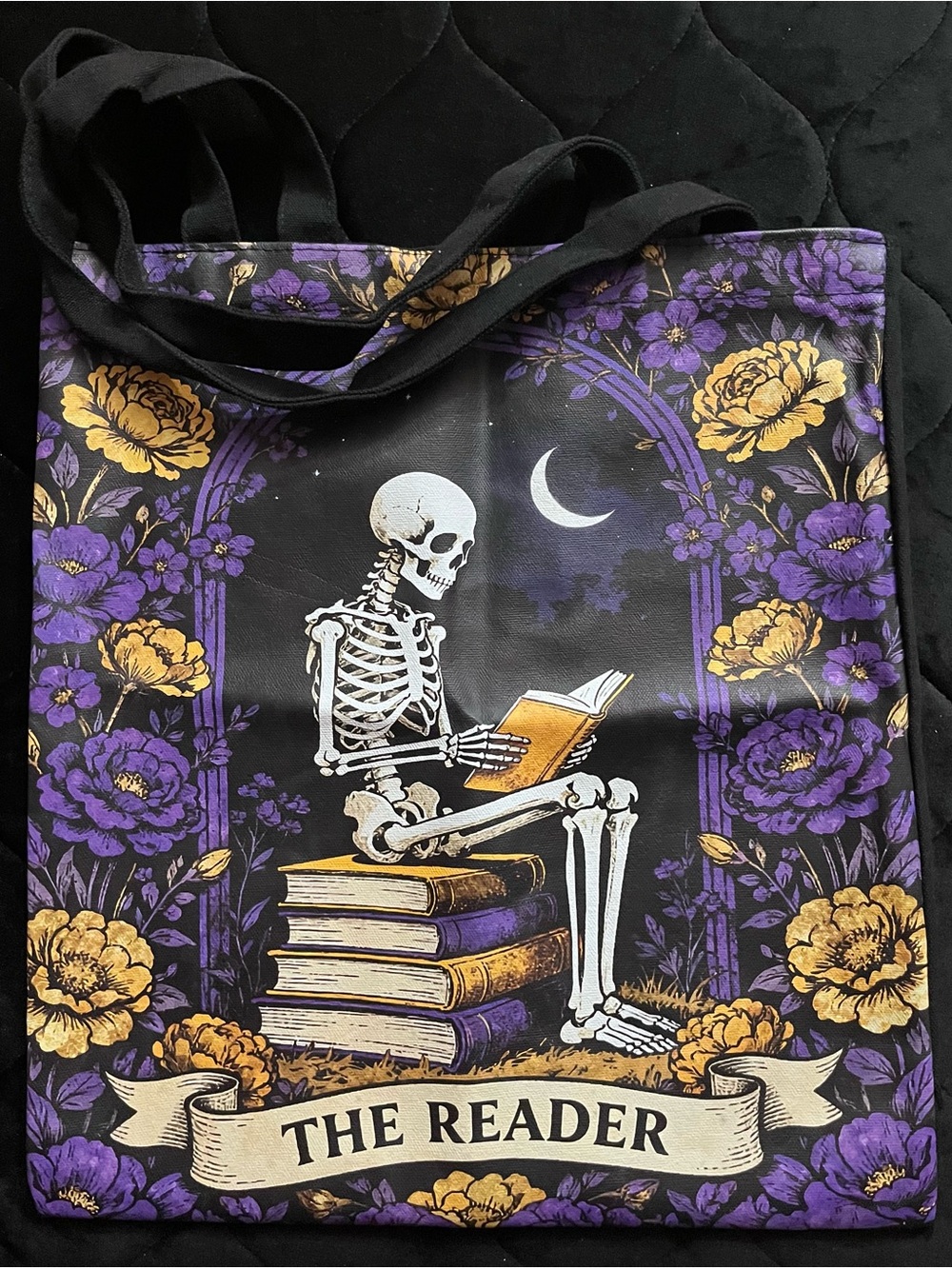 Tarot Card Inspired Coated Canvas ‘The Reader’ Tote